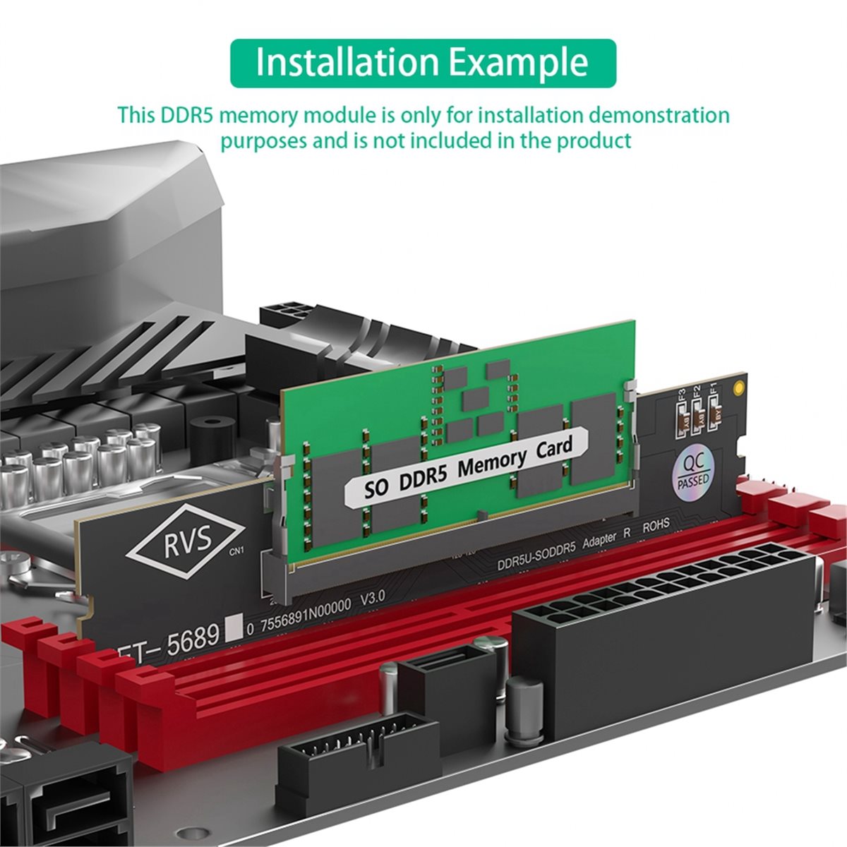 Ddr5 Sodimm - DT1461~Adaptador de Memória para Laptop DDR5
