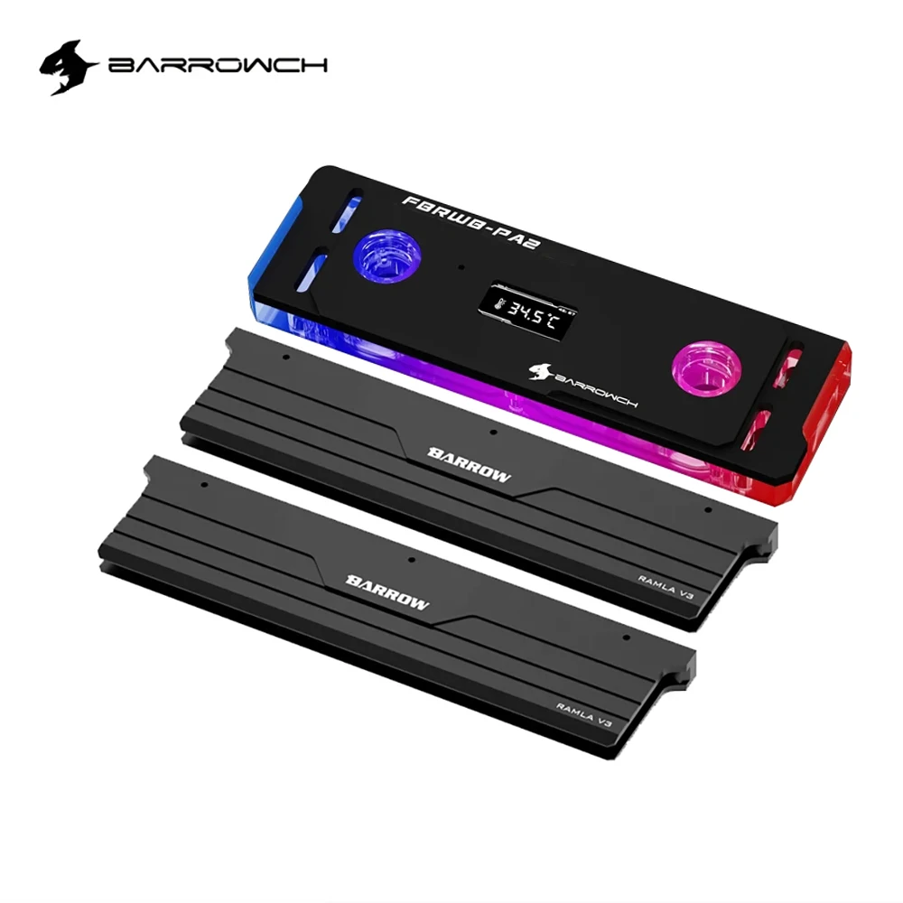 Ddr5 Rgb Ram - Barrowch Bloco de Refrigeração Líquida para