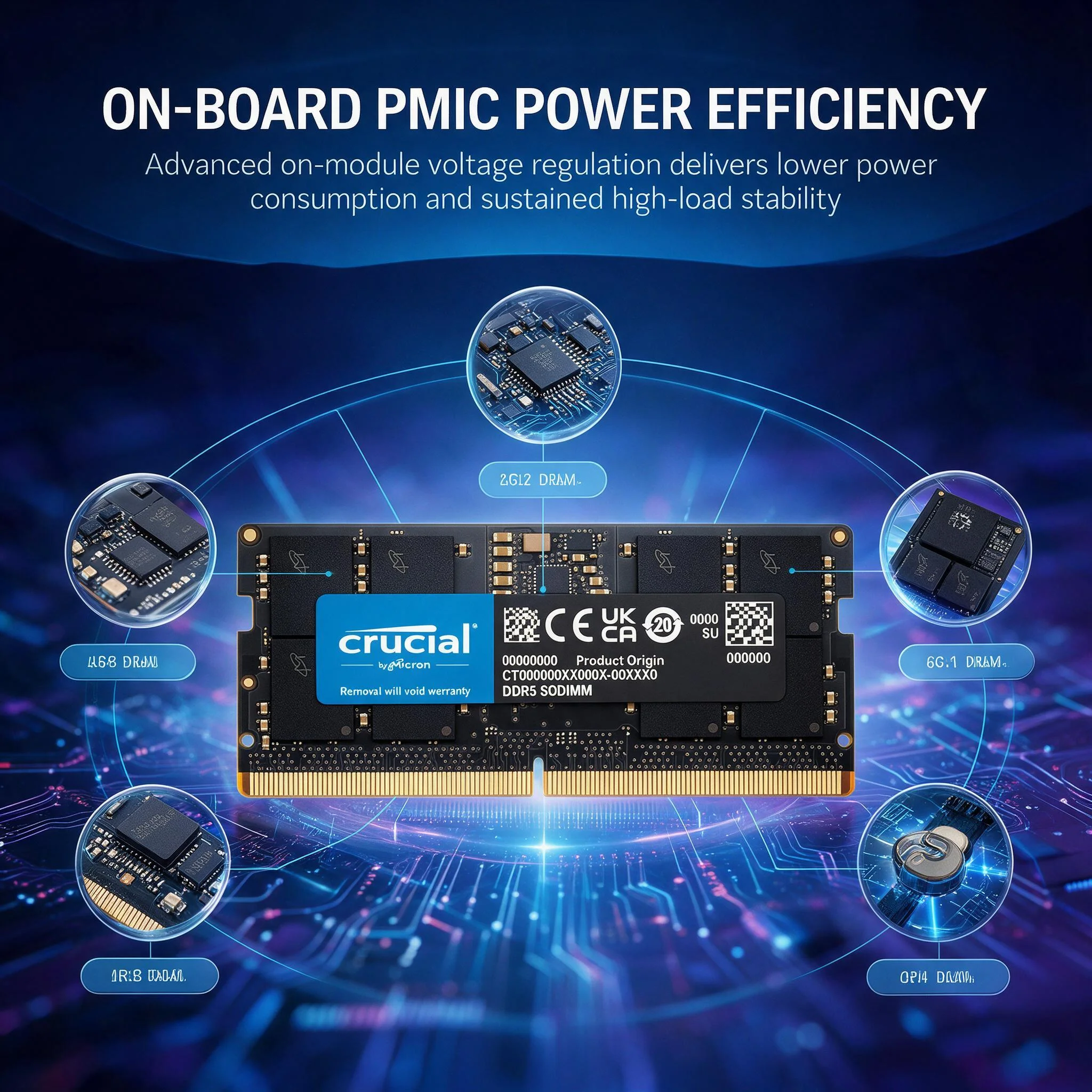 Memória RAM Crucial DDR5 SODIM - Ddr5 4800Mhz avaliação e preço