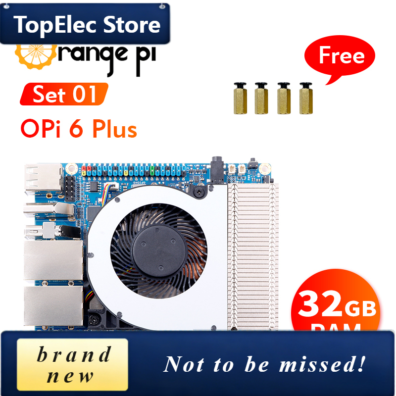 TopElec Orange Pi 6 Plus+Coole - Ddr5 32Gb avaliação e preço