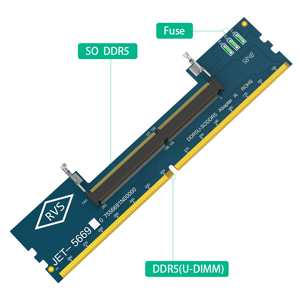 2 Peças Adaptador de Memória p - Ddr5 Sodimm avaliação e preço