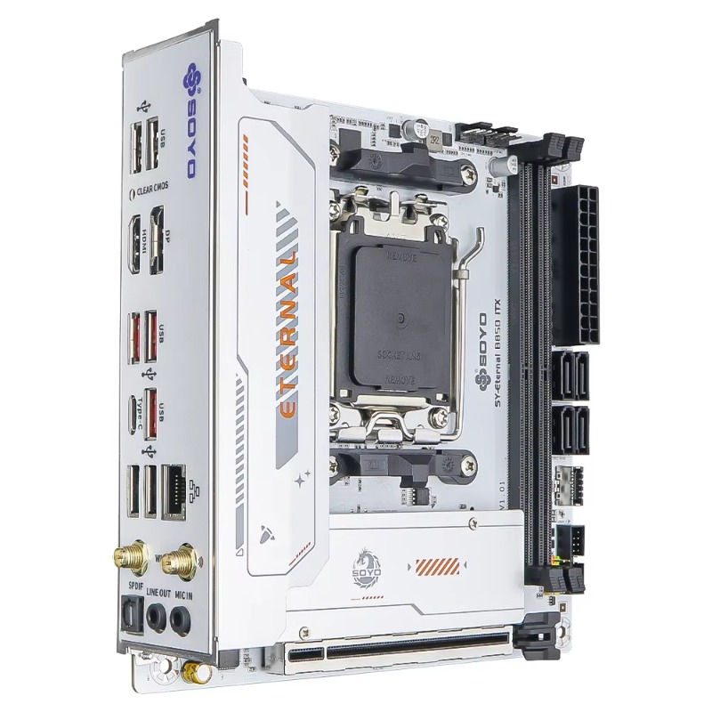 Placa-Mãe SY-B850ITX WIFI6 AMD - Ddr5 64Gb avaliação e preço