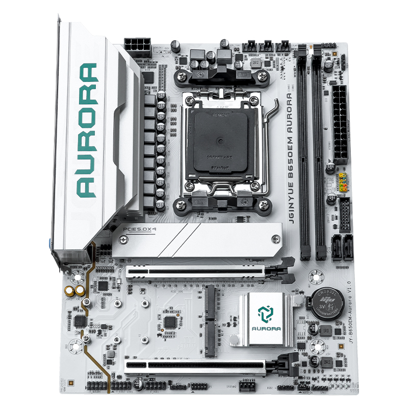 JGINYUE B650M AURORA Nova plac - Ddr5 Rgb Ram avaliação e preço